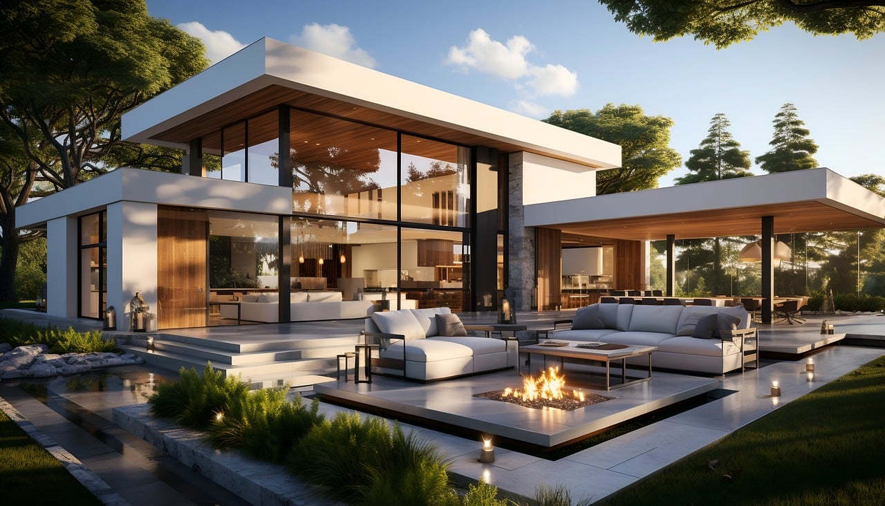 Modern UK home for sale